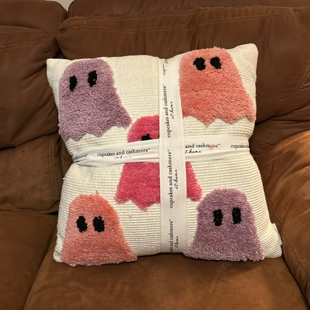 Cupcakes and Cashmere ghosts pillows